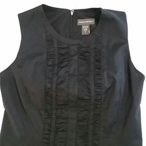 100% Cotton BR Black sleeveless blouse